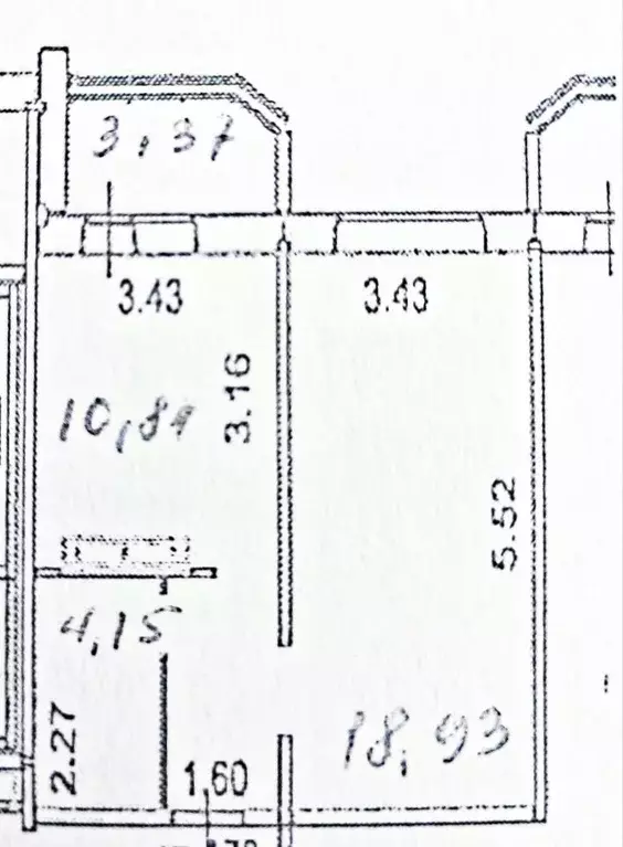 1-к кв. Новосибирская область, Новосибирск Вертковская ул., 117 (39.0 ... - Фото 1
