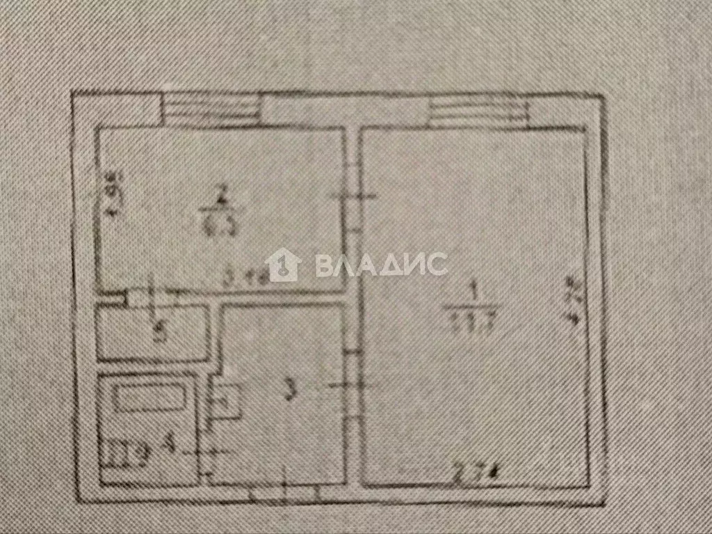 1-к кв. Воронежская область, Воронеж Минская ул., 19/1 (24.1 м) - Фото 2