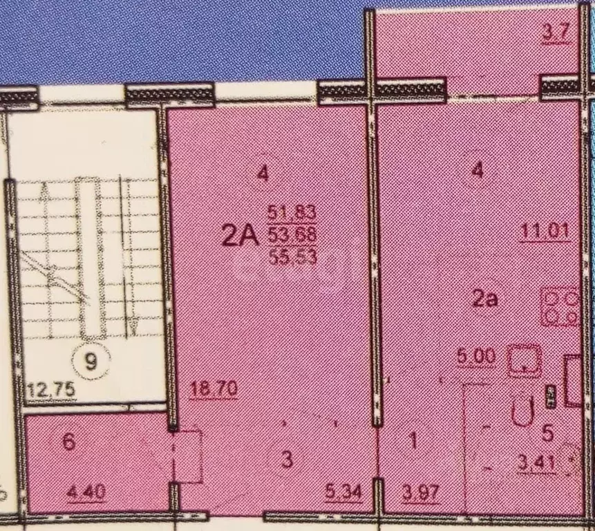2-к кв. Тверская область, Тверь Новочеркасская ул., 56 (55.53 м) - Фото 1