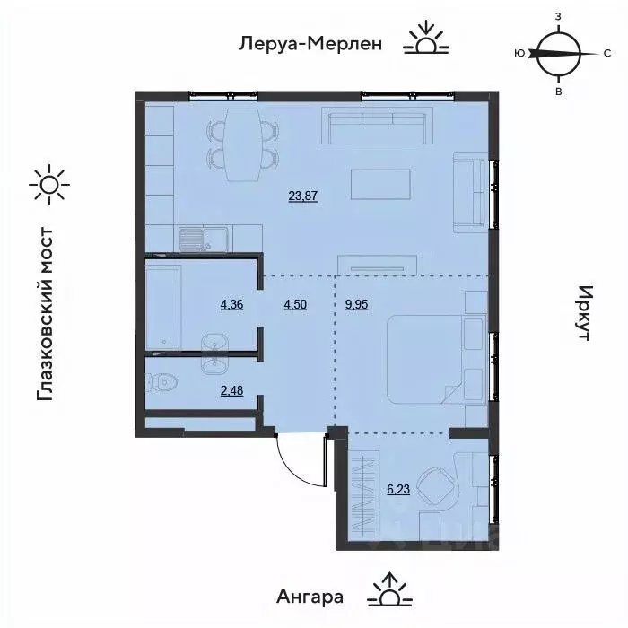 3-к кв. Иркутская область, Иркутск Затон кв-л, ул. Набережная Иркута, ... - Фото 0