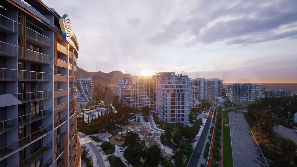 Апартаменты-студия, 33,6 м, 9/12 эт. - Фото 1