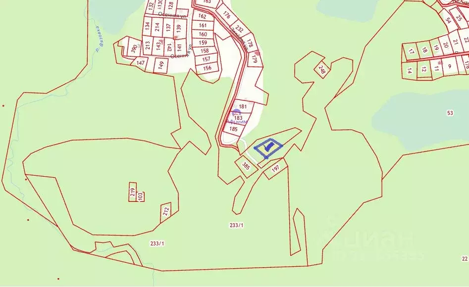 Участок в Новгородская область, Валдайский район, Рощинское с/пос, д. ... - Фото 1