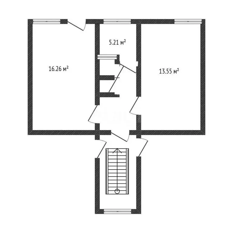 2-комнатная квартира: Валуйки, улица Степана Разина, 8А (43.1 м) - Фото 1