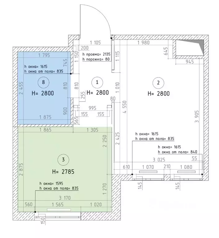 1-к кв. Санкт-Петербург Парашютная ул., 79к1 (30.0 м) - Фото 1