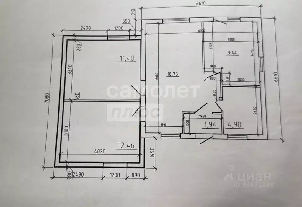 Дом в Башкортостан, Уфимский район, Таптыковский сельсовет, д. ... - Фото 2