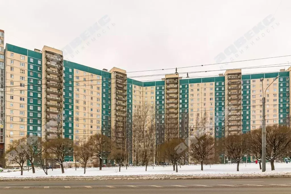 2-к кв. Санкт-Петербург Комендантский просп., 32К1 (54.9 м) - Фото 2