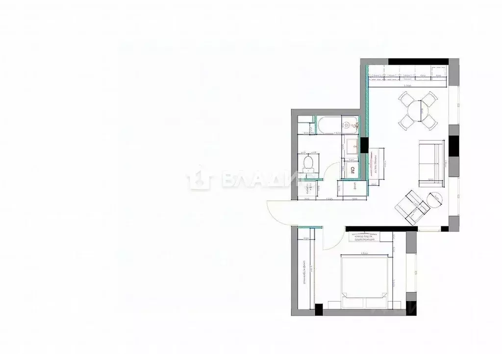 1-к кв. Нижегородская область, Нижний Новгород ул. Маршала Баграмяна, ... - Фото 2