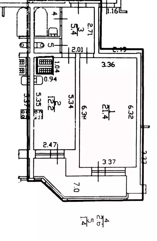 1-к кв. Санкт-Петербург ул. Белы Куна, 1к2 (43.0 м) - Фото 2