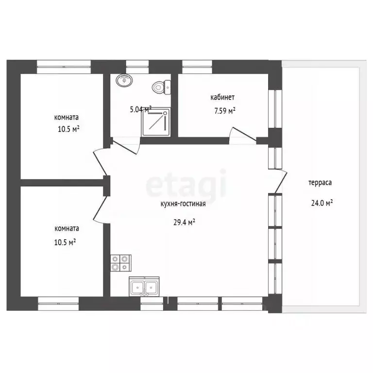 Дом в Московская область, Видное Лесопарковый мкр, 22 (91 м) - Фото 2