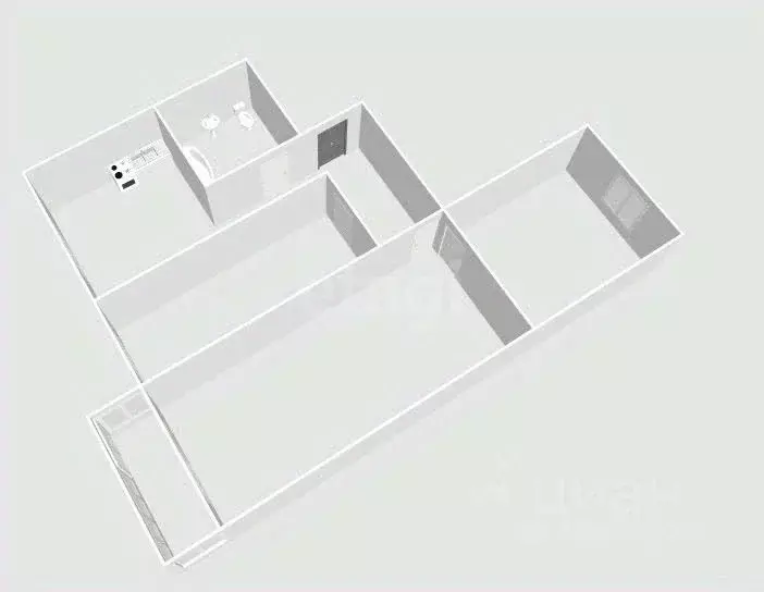3-к кв. Сахалинская область, Холмск ул. 60 лет Октября, 5 (58.5 м) - Фото 2