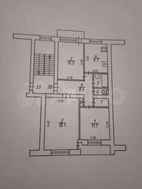 3-к. квартира, 70 м, 4/5 эт. - Фото 0