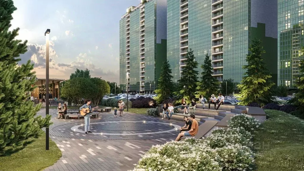 1-к кв. Красноярский край, Красноярск Нанжуль-Солнечный мкр, Аллея ... - Фото 1