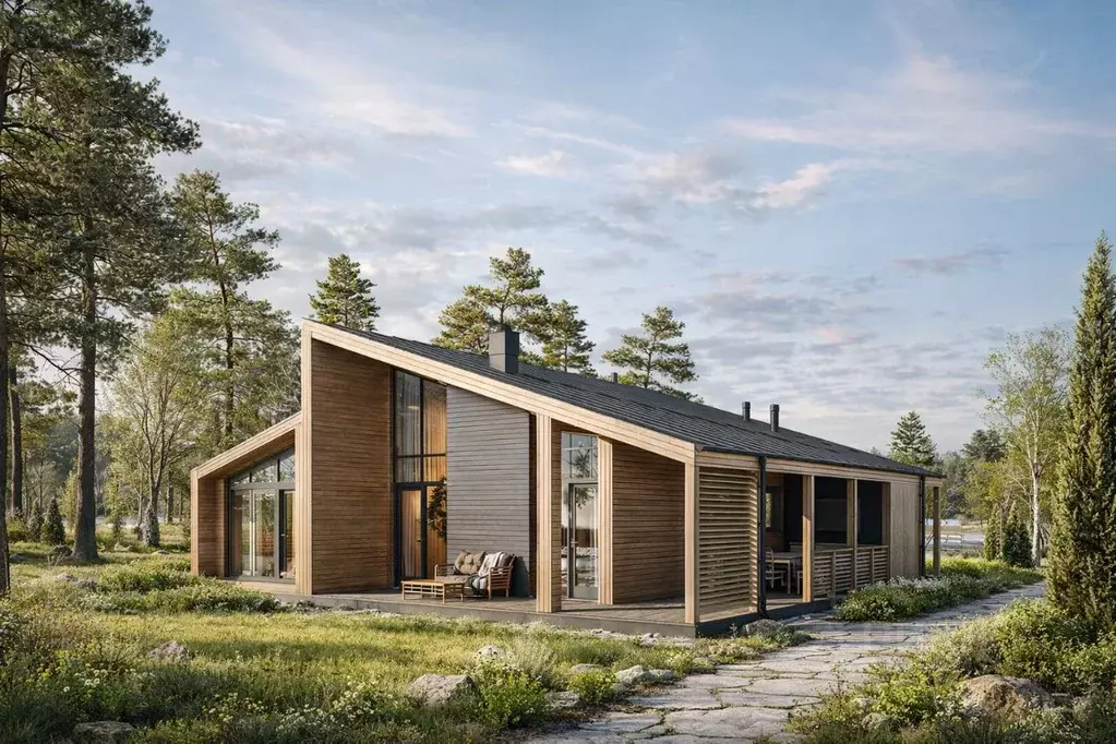 Коттедж в Ленинградская область, Приозерский район, Раздольевское ... - Фото 1