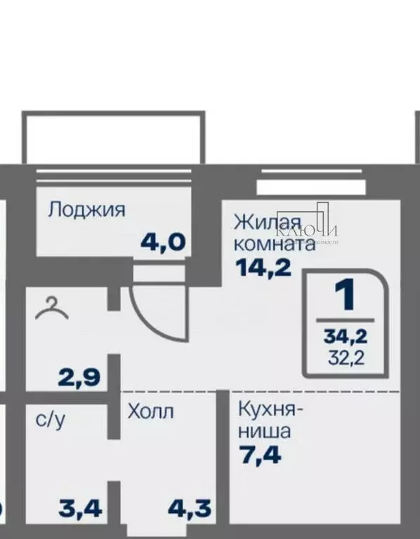 1-комнатная квартира: Магнитогорск, Советская улица, 132 (32.2 м) - Фото 1