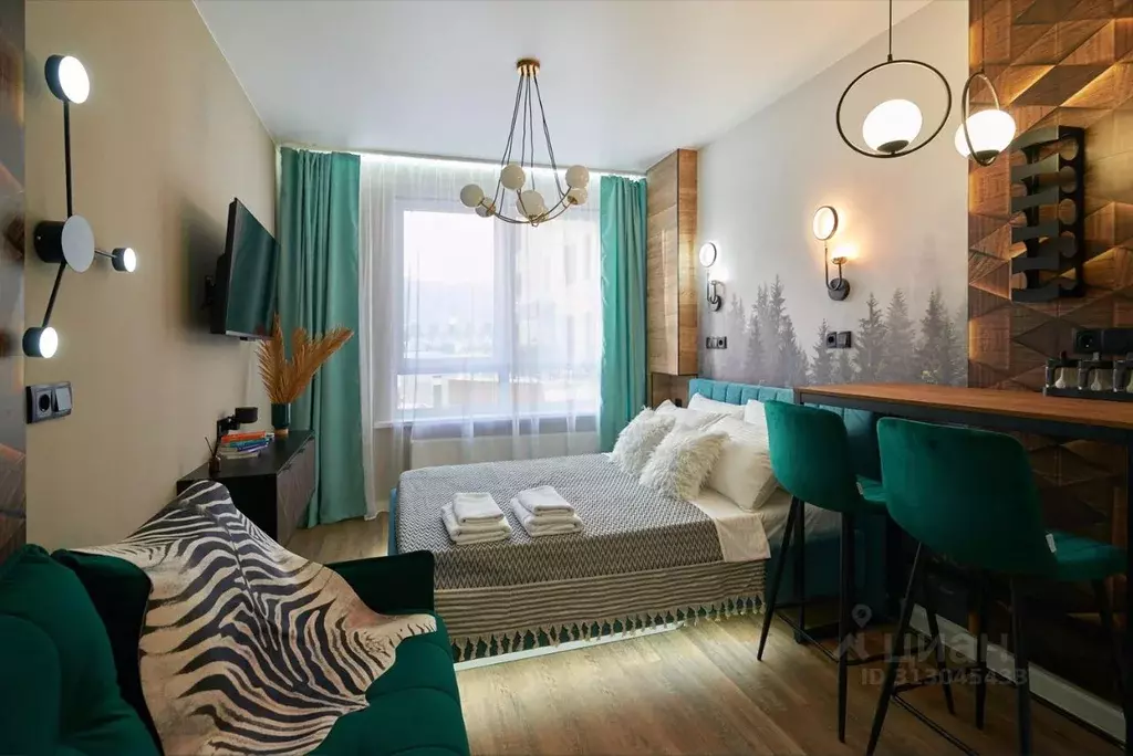 Студия Иркутская область, Иркутск ул. Эдуарда Дьяконова, 14 (25.0 м) - Фото 1