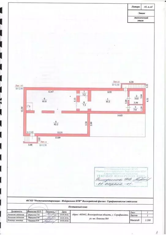 Торговая площадь в Волгоградская область, Серафимович ул. Блинова, 4 ... - Фото 1