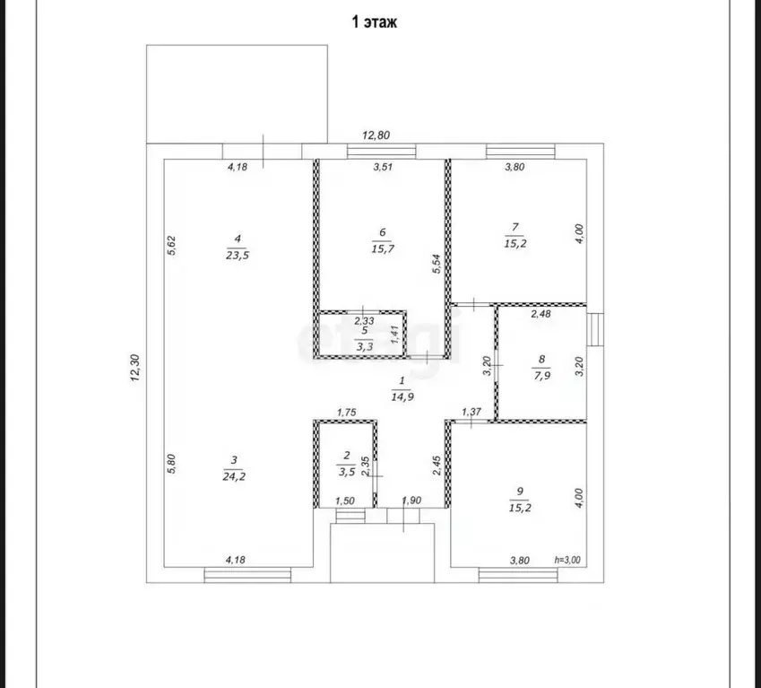 Дом в Белгородская область, Белгородский район, с. Стрелецкое ул. ... - Фото 1