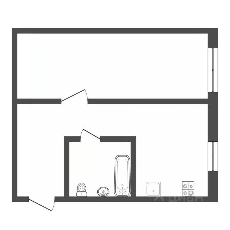 Комната Тульская область, Ефремов ул. Дружбы, 31 (15.0 м) - Фото 1