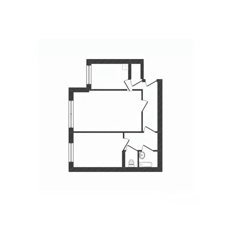3-к кв. Алтайский край, Барнаул ул. Чкалова, 57 (68.0 м) - Фото 2