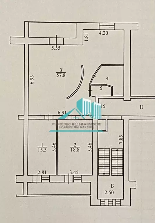 3-к кв. Калужская область, Калуга ул. Циолковского, 67/1 (115.5 м) - Фото 1