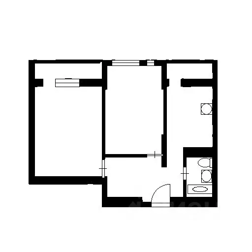 2-к кв. Башкортостан, Уфа Коммунистическая ул., 98/1 (62.2 м) - Фото 2