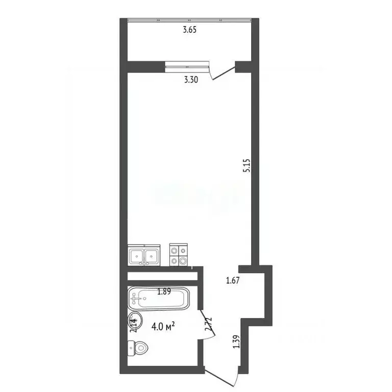 Студия Московская область, Мытищи просп. Астрахова, 7 (25.0 м) - Фото 2