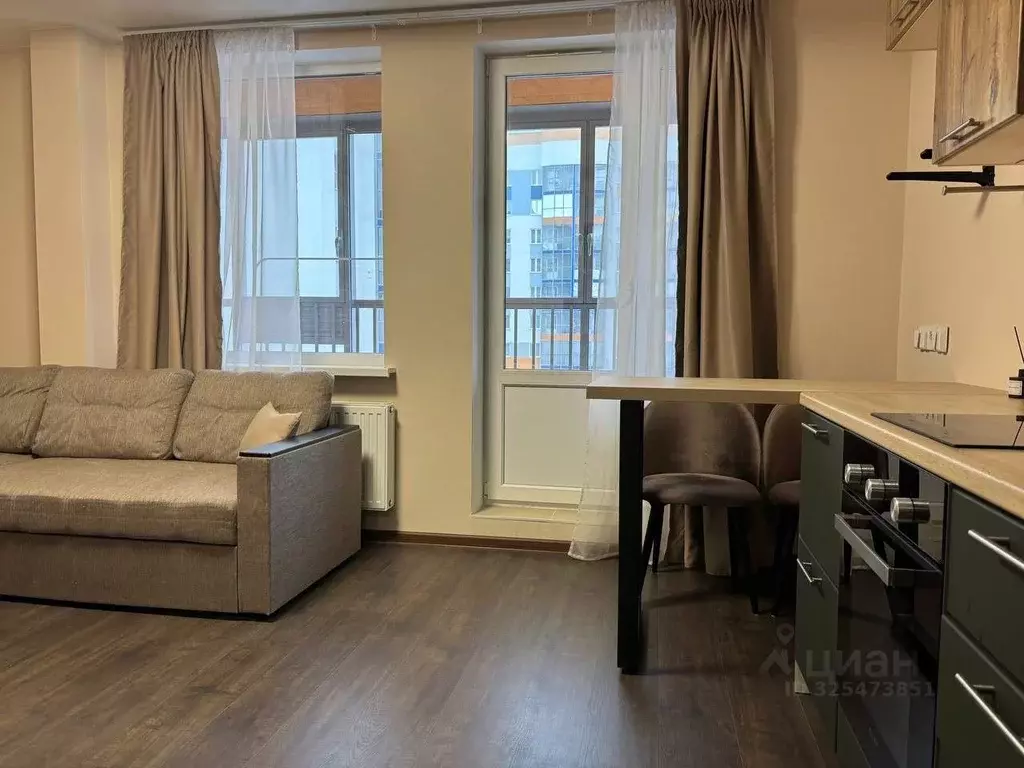 Студия Ленинградская область, Мурино Всеволожский район, ул. Шувалова, ... - Фото 2