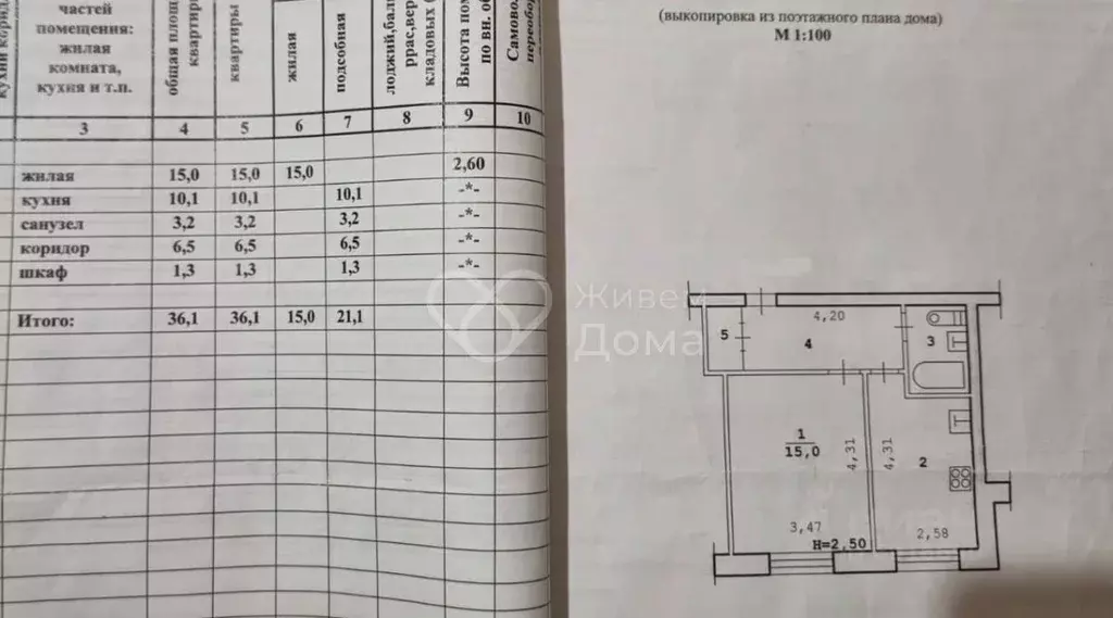 1-к кв. Волгоградская область, Волгоград пос. Ангарский, ул. ... - Фото 2