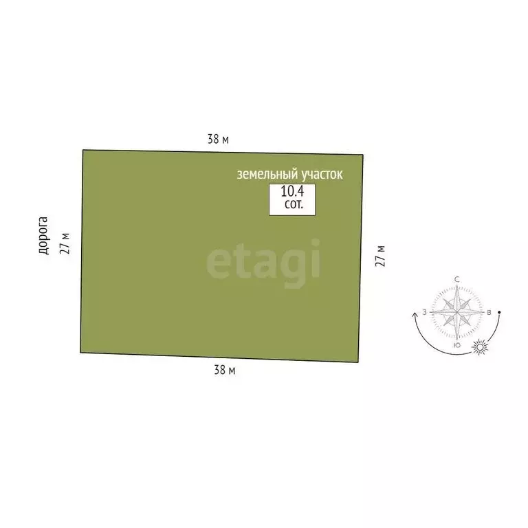 Участок в округ Муром, деревня Коржавино (10.38 м) - Фото 0