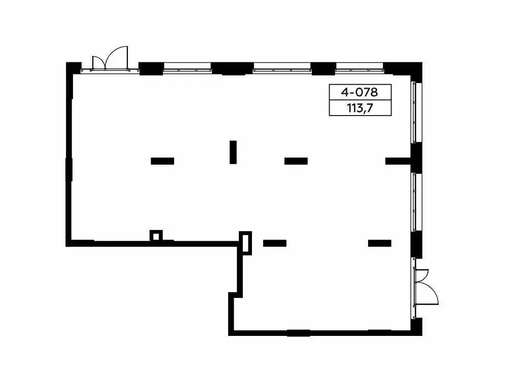 Торговая площадь (113.7 м) - Фото 1