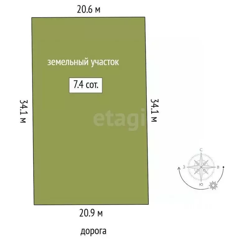 Участок в Тюменская область, Тюмень  (7.5 сот.) - Фото 1