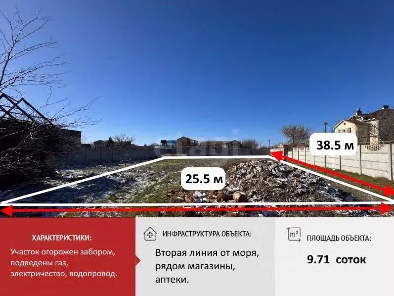 Участок в Крым, Симферопольский район, Николаевка пгт ул. Центральная ... - Фото 1