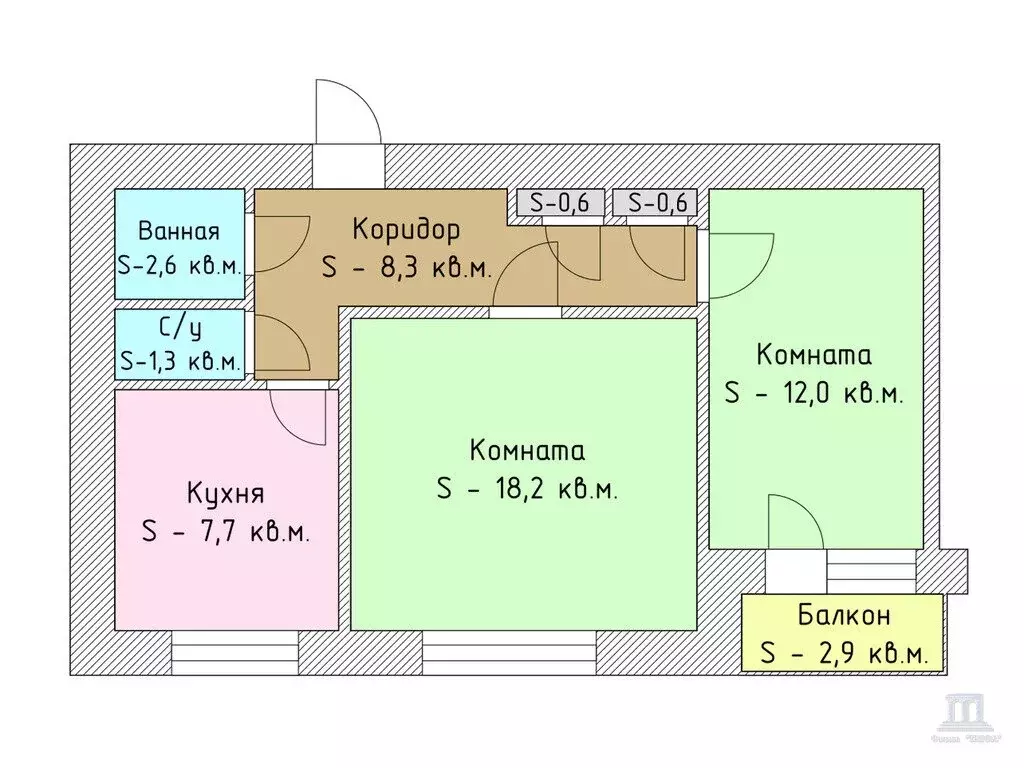 2-комнатная квартира: Ростов-на-Дону, проспект Соколова, 92 (52.8 м) - Фото 0