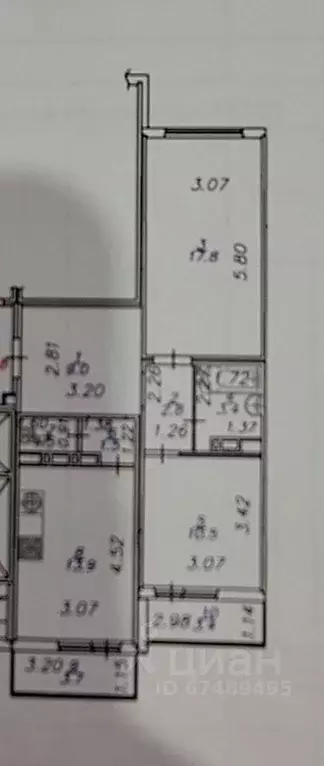 2-к кв. Краснодарский край, Анапа ул. Адмирала Пустошкина, 22к5 (67.5 ... - Фото 1