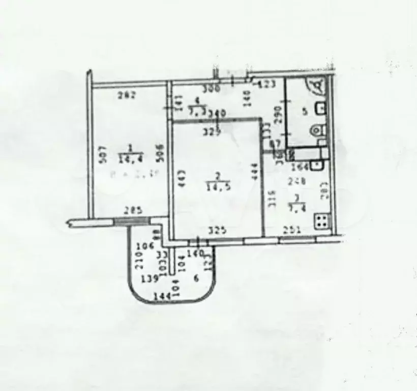2-к. квартира, 47,3 м, 5/10 эт. - Фото 0