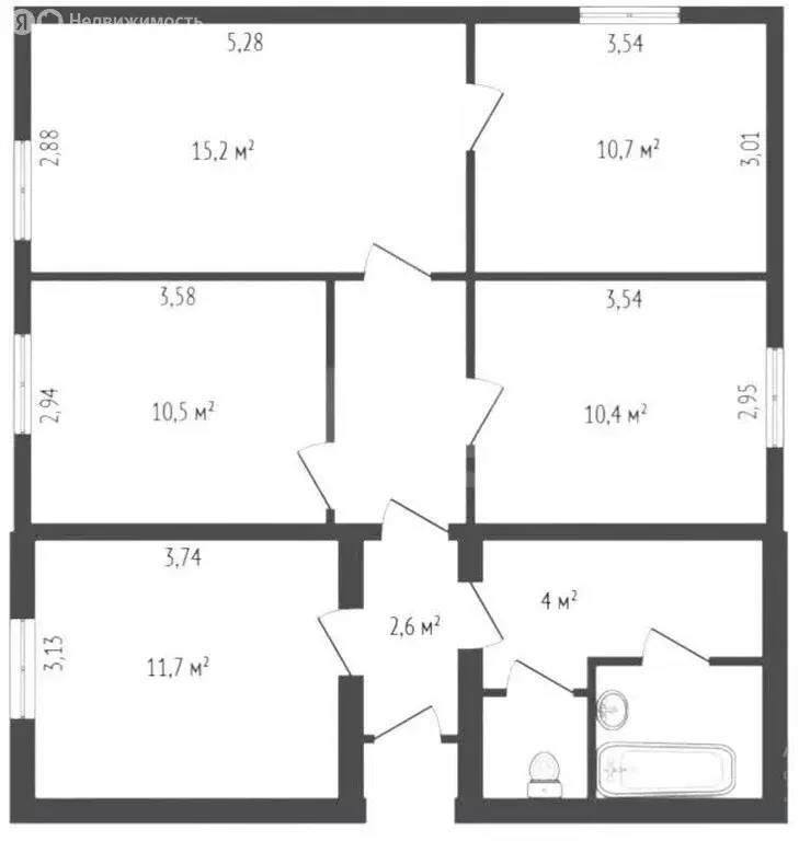 Дом в Ярославль, посёлок Воздвиженье, Согласная улица (75 м) - Фото 1