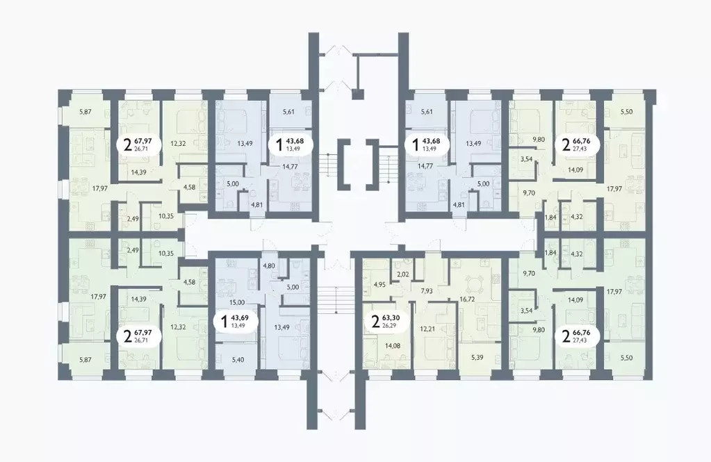 2-к кв. Брянская область, Брянский район, пос. Мичуринский, ... - Фото 2