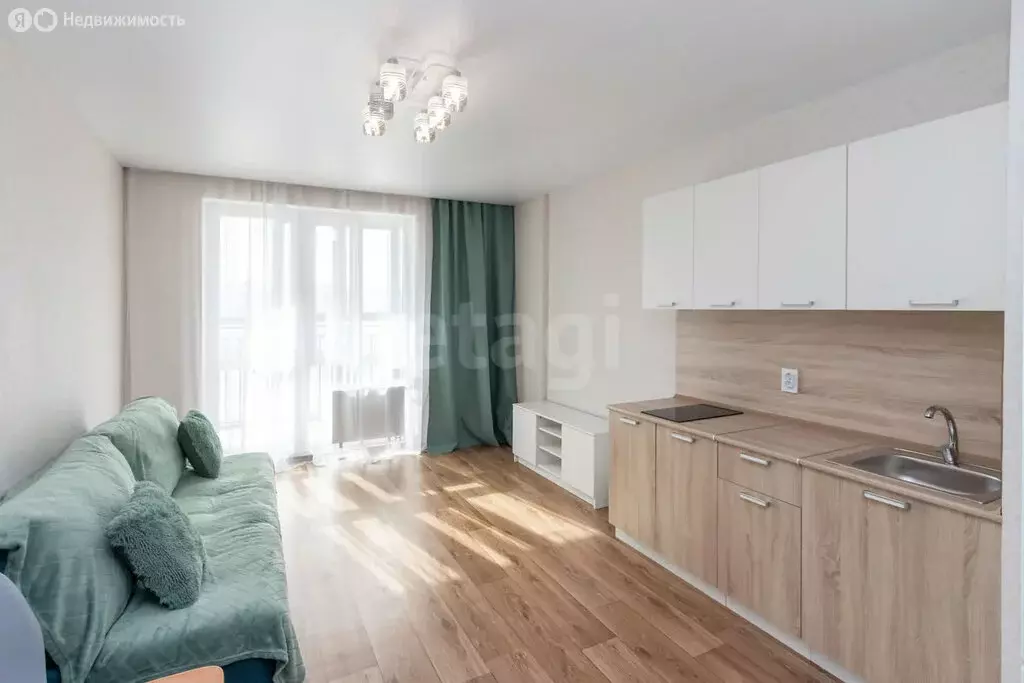 Квартира-студия: Тюмень, Интернациональная улица, 197А (29.4 м) - Фото 1