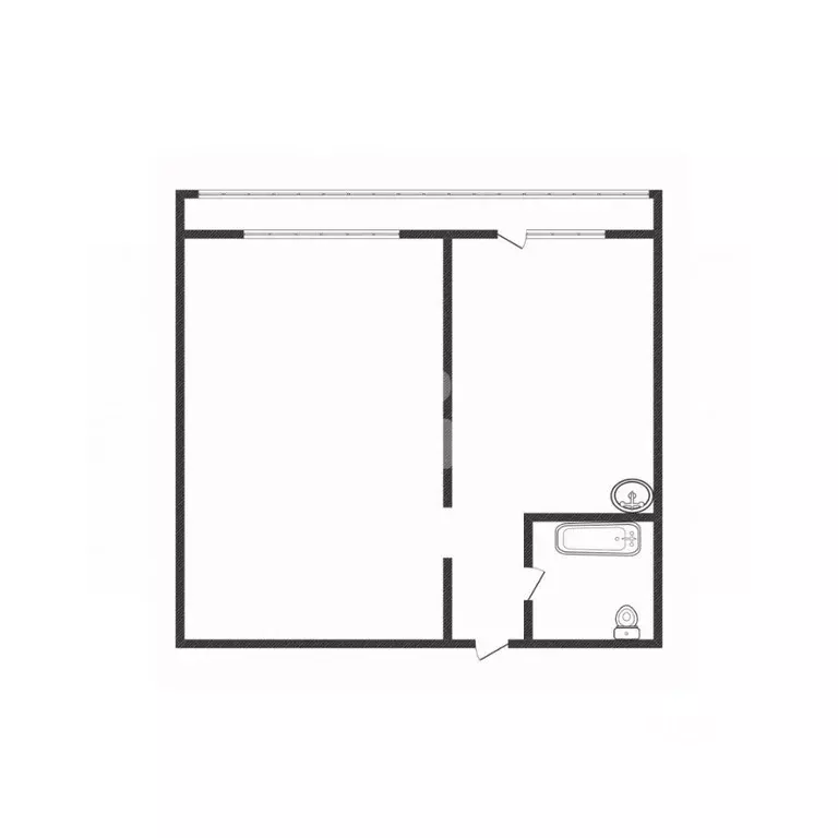 1-к кв. Липецкая область, Липецк просп. Мира, 8 (25.0 м) - Фото 2