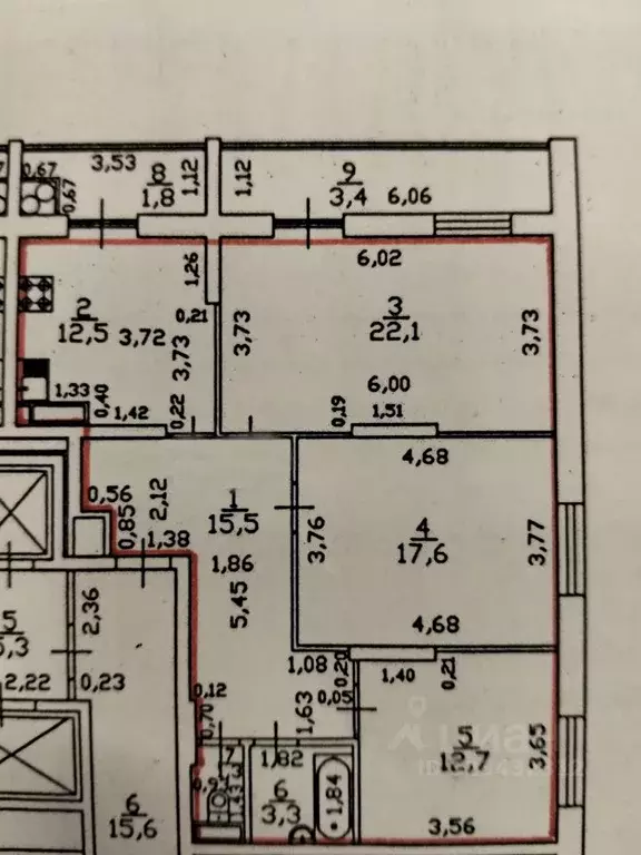 3-к кв. Марий Эл, Йошкар-Ола проезд Прибрежный, 4 (90.0 м) - Фото 2