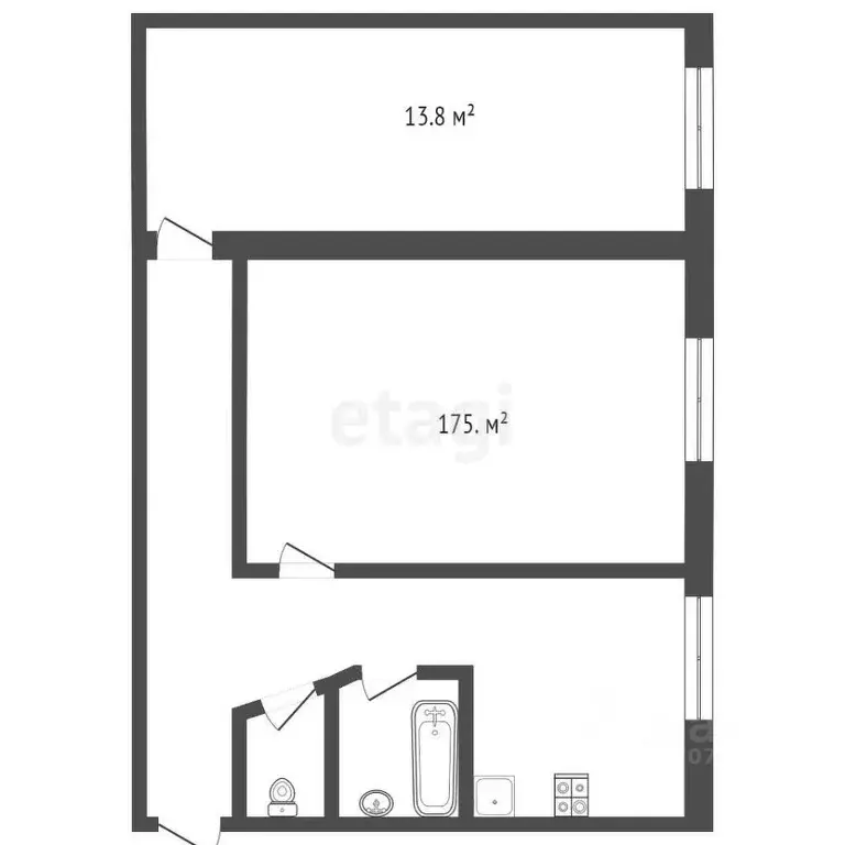 2-к кв. Санкт-Петербург ул. Белы Куна, 17К1 (44.8 м) - Фото 1