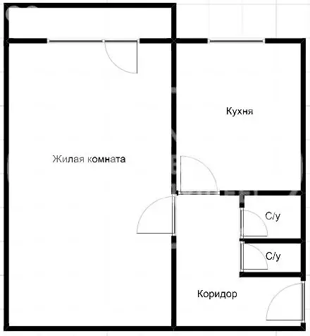 1-комнатная квартира: Чернушка, Юбилейная улица, 15 (32.8 м) - Фото 0