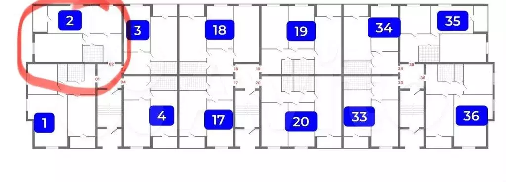 2-к. квартира, 55,3 м, 1/4 эт. - Фото 1