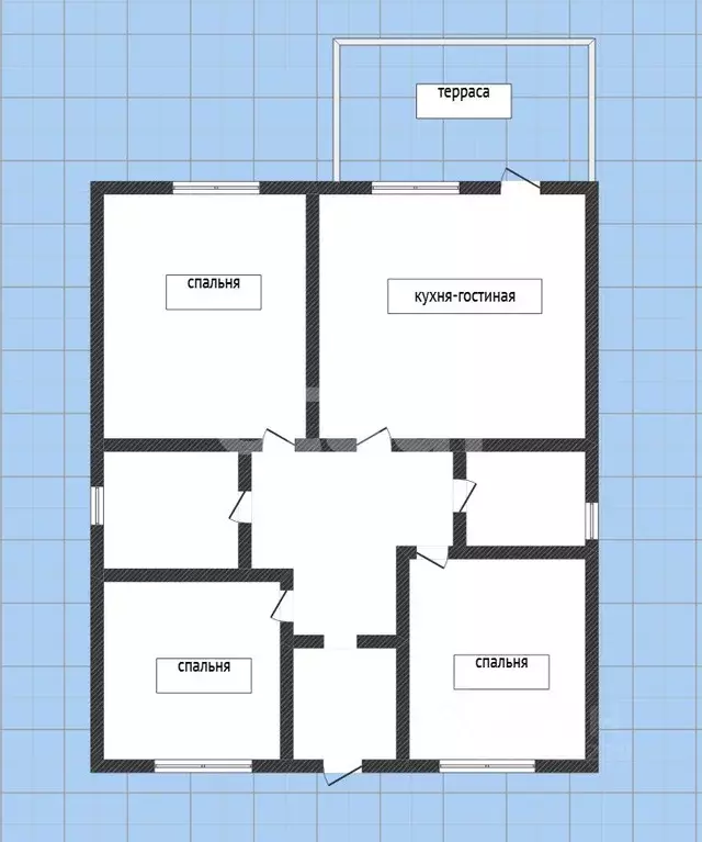 Дом в Белгородская область, Белгород пер. 1-й Лучевой, 14 (100 м) - Фото 2