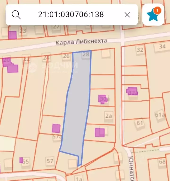 Участок в Чувашия, Чебоксары ул. Карла Либкнехта, 28 (31.2 сот.) - Фото 2