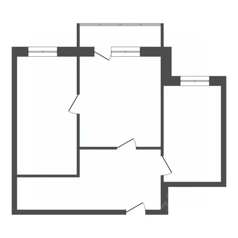 3-к кв. Красноярский край, Красноярск ул. Дубровинского, 78 (54.0 м) - Фото 1