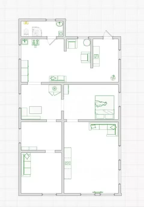 Дом в Омская область, Омск ул. 2-я Челюскинцев, 68 (88 м) - Фото 2