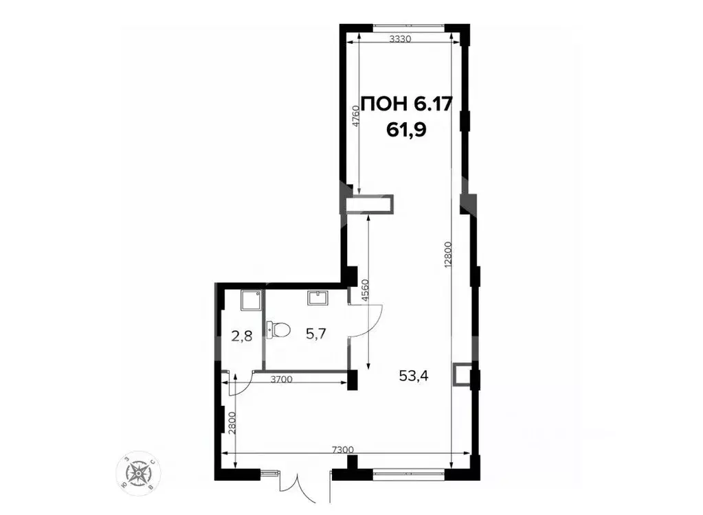Помещение свободного назначения в Москва Ленинградское ш., 228к7 (62 ... - Фото 2