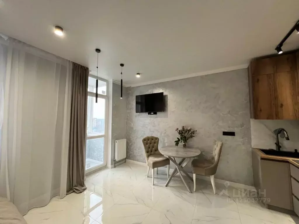 Студия Ростовская область, Ростов-на-Дону ул. Нансена (30.0 м) - Фото 1