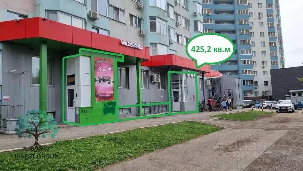 Торговая площадь в Самарская область, Самара Молодежная ул., 8б (425 ... - Фото 1